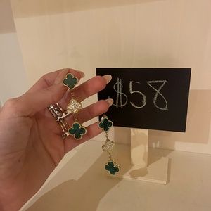 VAN CLEEF & ARPELS INSPIRED EARRINGS